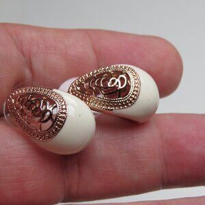 14k Ivory clip post Earring